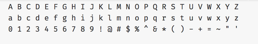 fira code font