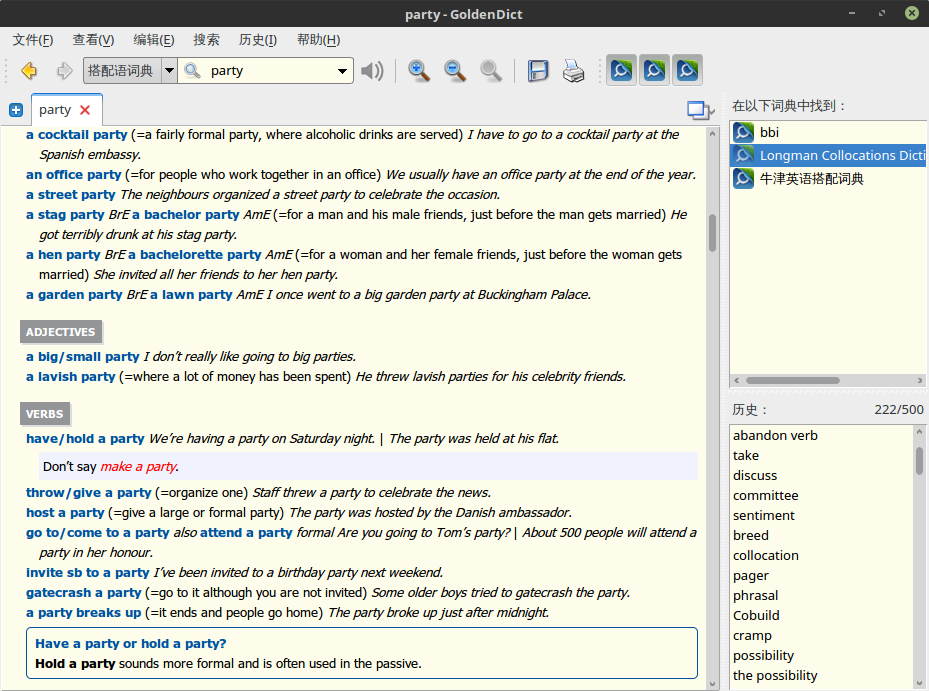 longman collocations