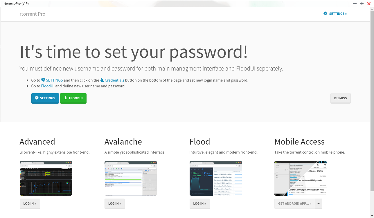 rtorrent pro splash screen